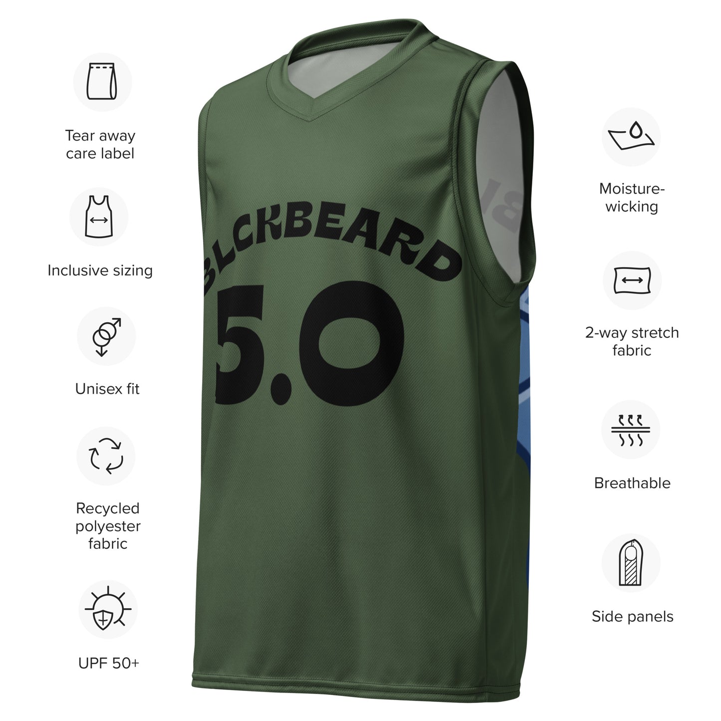 BLCKBEARD 5.0 Basketball Jersey