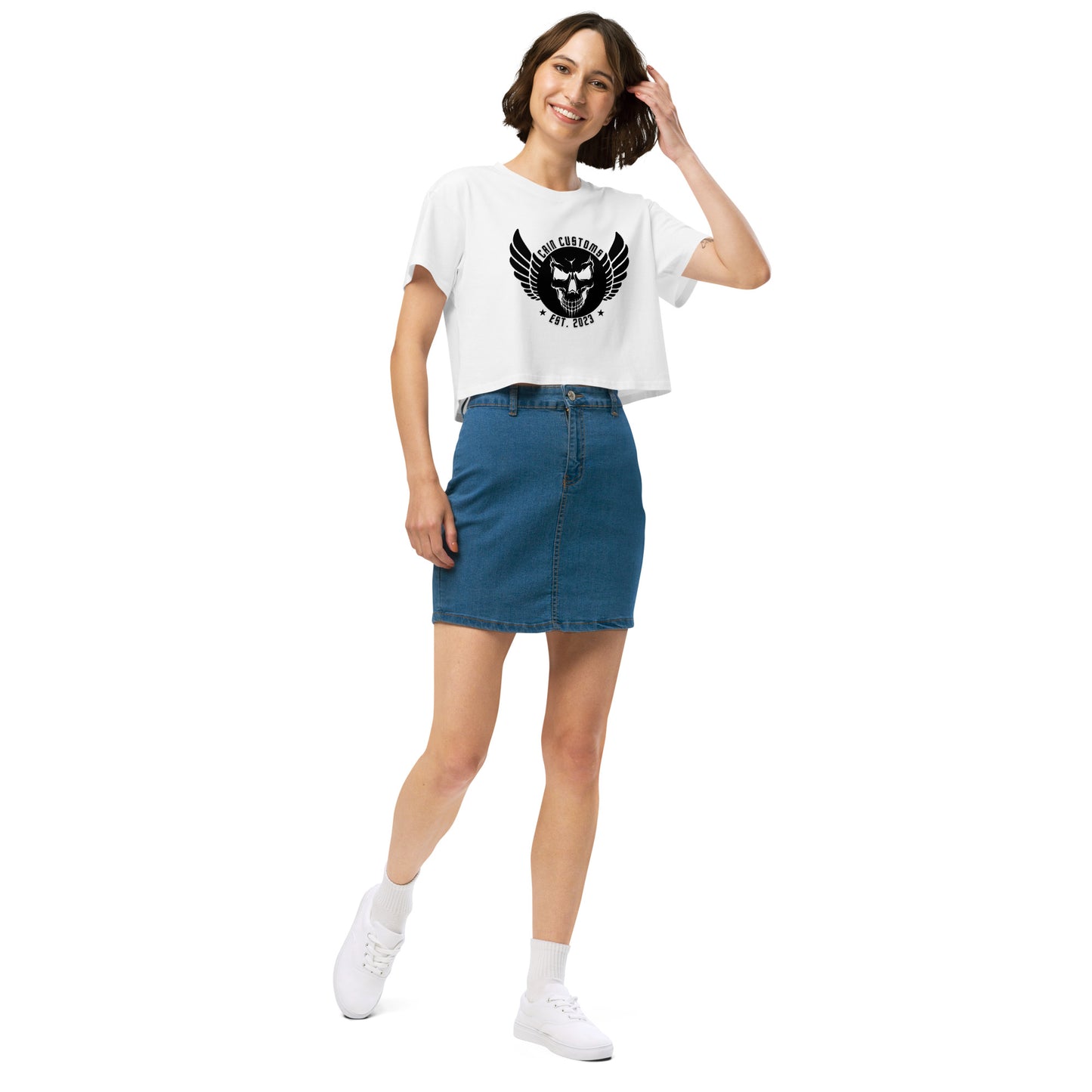 Logo Women’s crop top